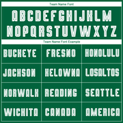 Custom Kelly Green White-Black Sublimation Fade Fashion Soccer Uniform Jersey