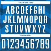 Custom Light Blue White-Black Sublimation Soccer Uniform Jersey