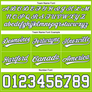 Custom Neon Green White-Navy Authentic Basketball Shorts