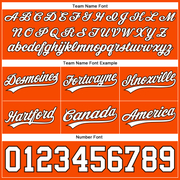 Custom Orange White-Brown Authentic Basketball Shorts