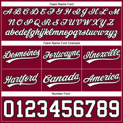 Custom Maroon White-Black Authentic Basketball Shorts