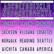 Custom Dark Purple White Gradient Hexagons Pattern Sublimation Soccer Uniform Jersey