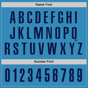 Custom Panther Blue Navy Performance Golf Polo Shirt