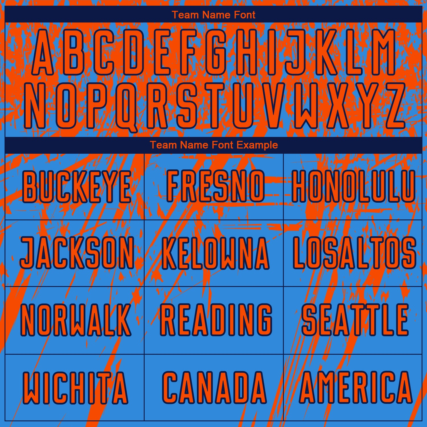 Custom Powder Blue Orange-Navy Sublimation Soccer Uniform Jersey