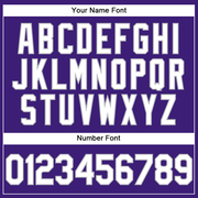 Custom Purple White-Gray Performance Vapor Golf Polo Shirt