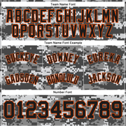 Custom Camo Black-Orange Authentic Salute To Service Basketball Shorts