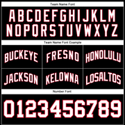 Custom Black White-Red Authentic Throwback Basketball Shorts