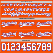 Custom Orange White-Purple Authentic Throwback Basketball Shorts