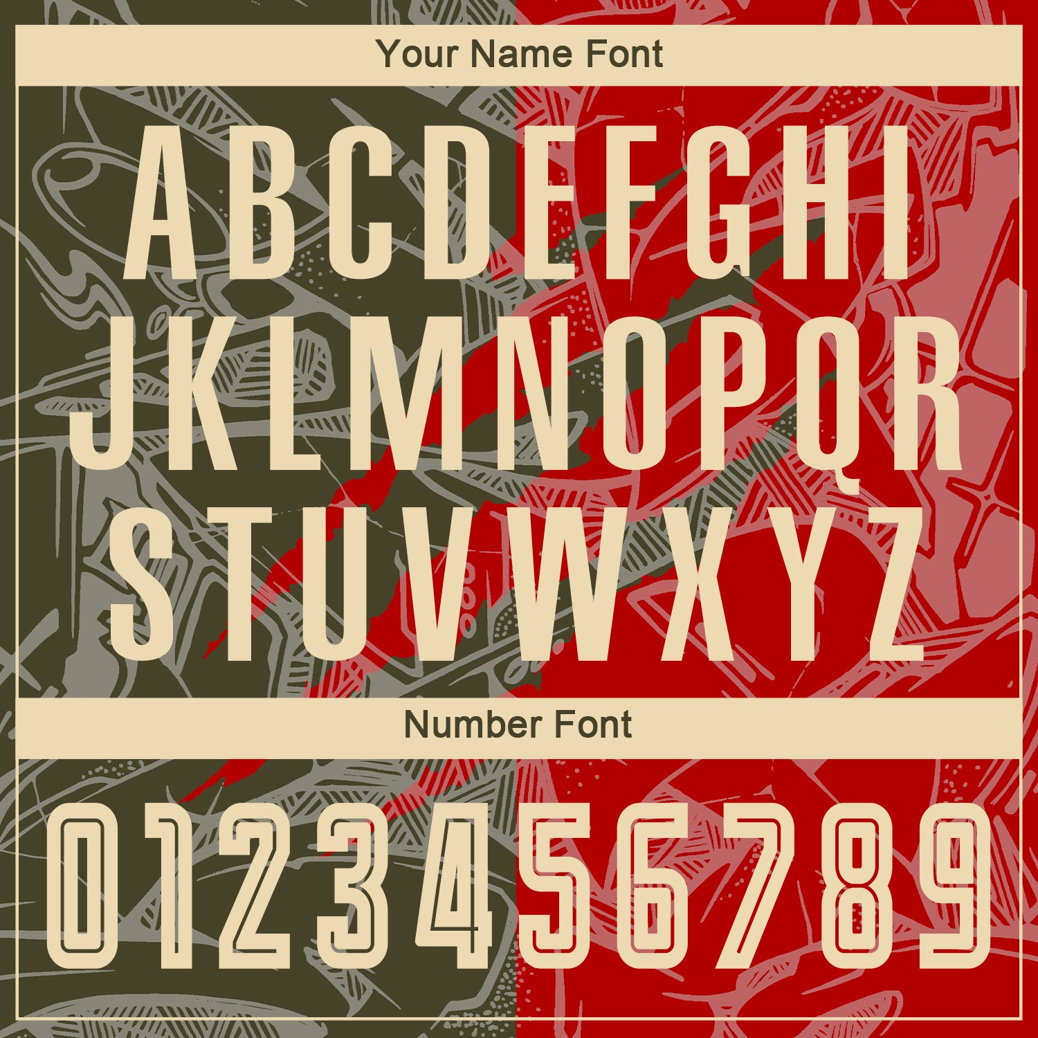 Custom Graffiti Pattern City Cream Red-Olive Scratch Sublimation Soccer Uniform Jersey