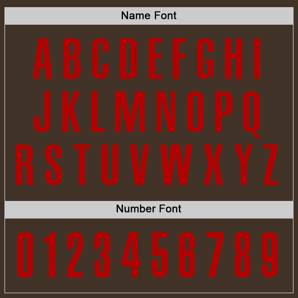 Custom Brown Red Performance Golf Polo Shirt