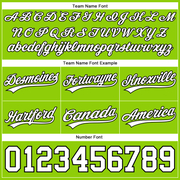 Custom Neon Green White-Black Authentic Basketball Shorts