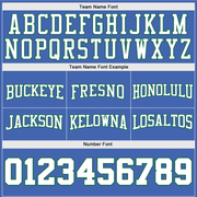 Custom Blue White-Kelly Green Authentic Throwback Basketball Shorts