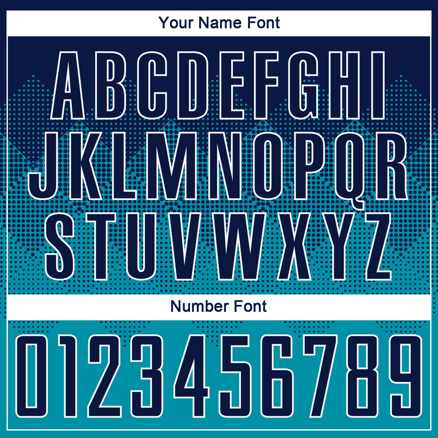 Custom Teal Navy-White Sublimation Soccer Uniform Jersey