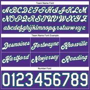 Custom Purple Black Pinstripe White-Teal Authentic Basketball Shorts