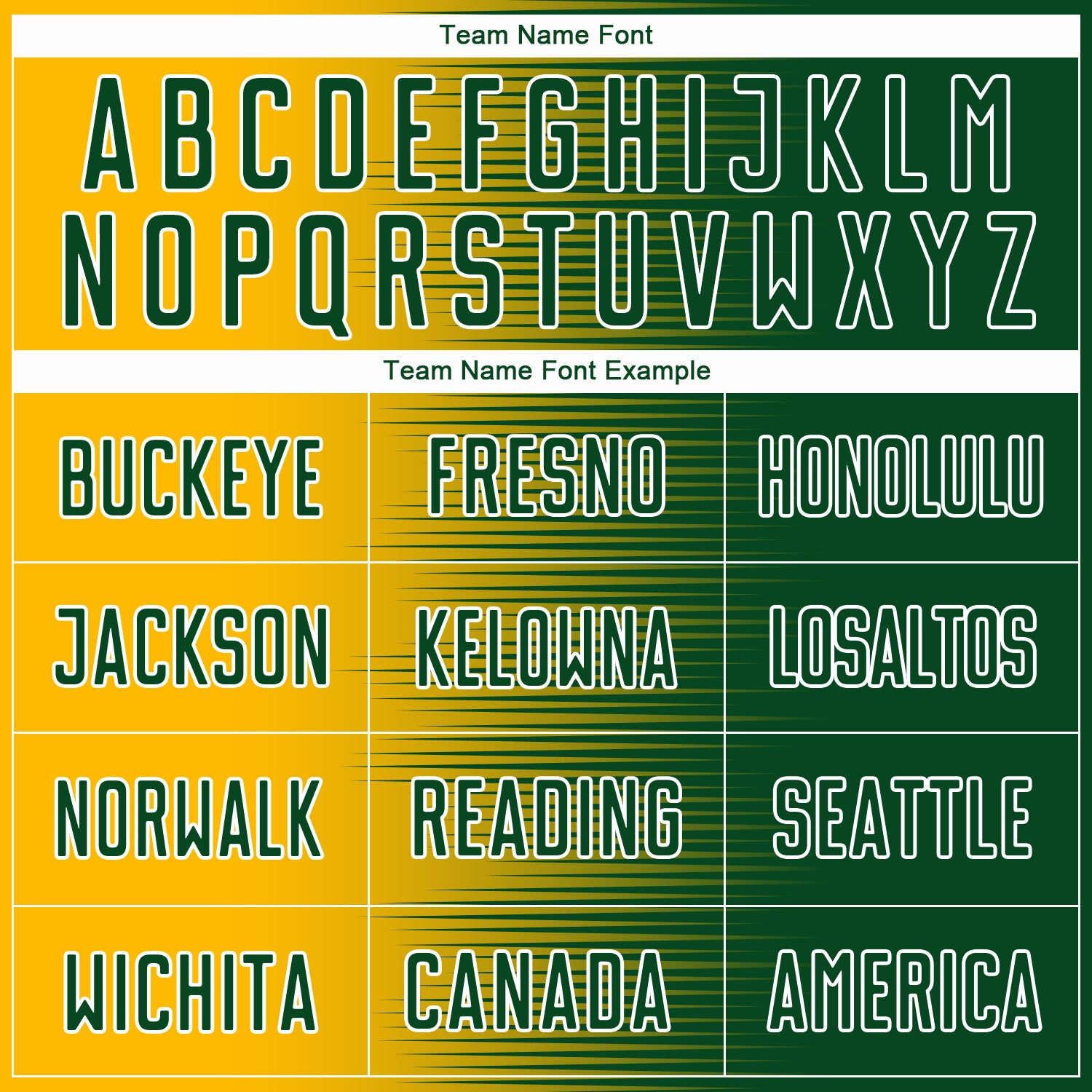 Custom Green Gold-White Gradient Line Sublimation Soccer Uniform Jersey