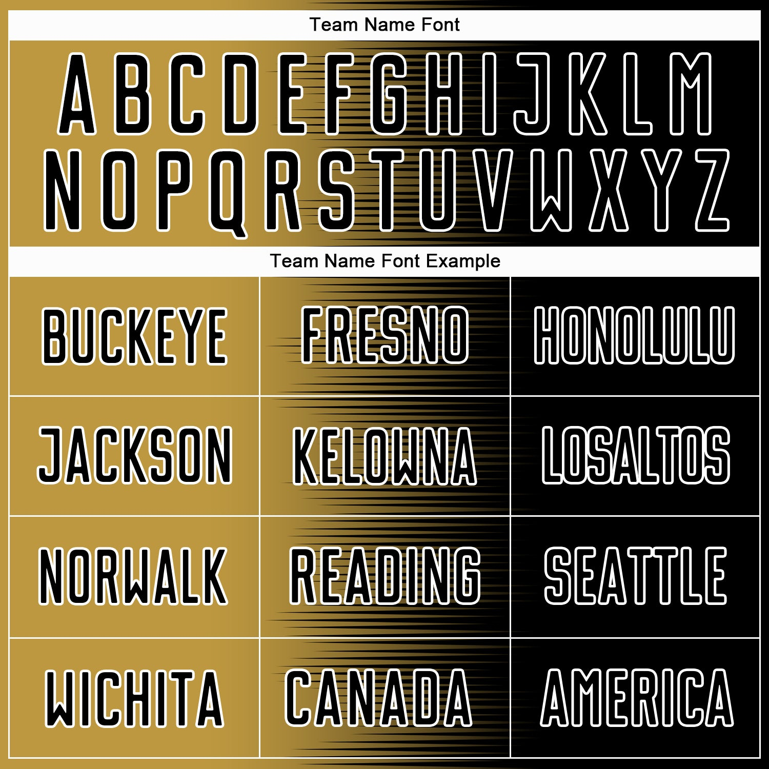 Custom Black Old Gold-White Gradient Line Sublimation Soccer Uniform Jersey