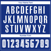 Custom Light Blue White-Royal Sublimation Fade Fashion Soccer Uniform Jersey