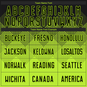 Custom Neon Green Black Sublimation Soccer Uniform Jersey