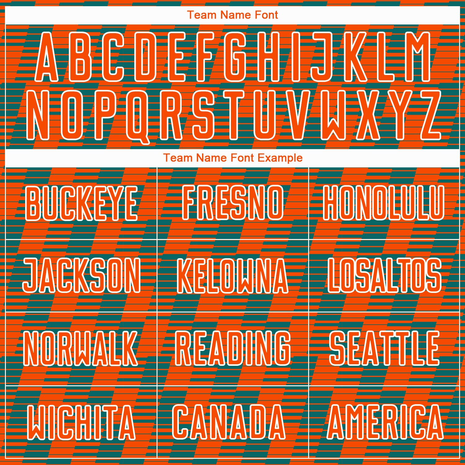 Custom Orange Teal-White Line Sublimation Soccer Uniform Jersey