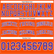 Custom Orange Purple-White Authentic Throwback Basketball Shorts