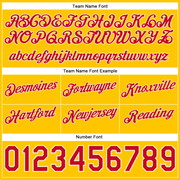 Custom Hunter Green Red-Gold Authentic Throwback Split Fashion Basketball Shorts