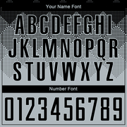 Custom Silver Black Sublimation Soccer Uniform Jersey