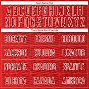 Custom Red Red-Black Sublimation Soccer Uniform Jersey