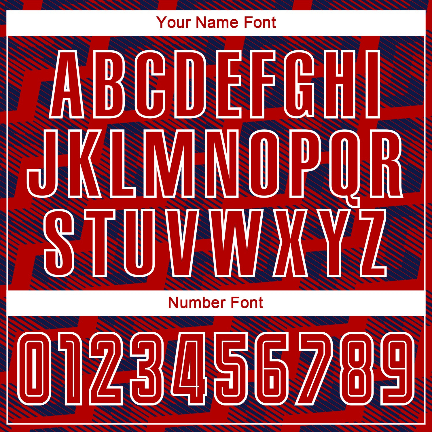 Custom Navy Red-White Line Sublimation Soccer Uniform Jersey