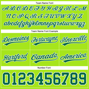 Custom Neon Green Kelly Green-White Authentic Throwback Basketball Shorts