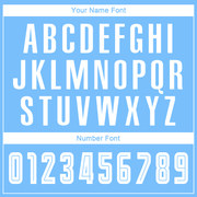 Custom Powder Blue White-Black Sublimation Fade Fashion Soccer Uniform Jersey