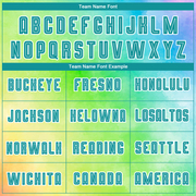 Custom Tie Dye Teal-White Sublimation Soccer Uniform Jersey