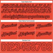 Custom White Orange-Black Authentic Throwback Split Fashion Basketball Shorts