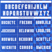 Custom Royal White-Black Sublimation Soccer Uniform Jersey