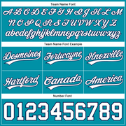 Custom Teal White-Navy Authentic Basketball Shorts