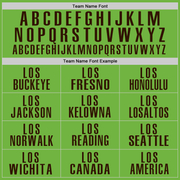 Custom Neon Green Brown Performance Golf Polo Shirt