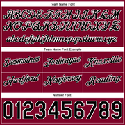 Custom Gray Black-Maroon Authentic Throwback Split Fashion Basketball Shorts