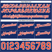 Custom Gray Orange-Royal Authentic Throwback Split Fashion Basketball Shorts