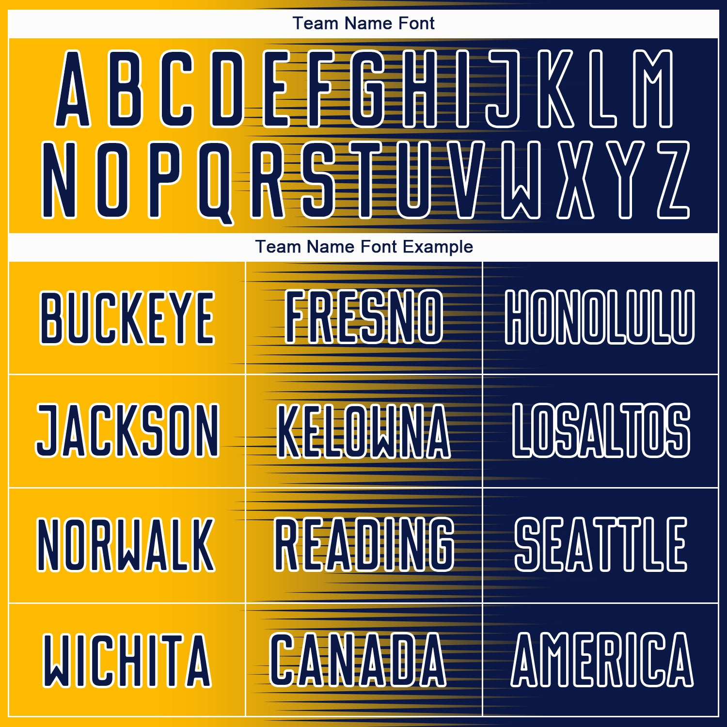 Custom Navy Gold-White Gradient Line Sublimation Soccer Uniform Jersey