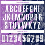 Custom Graffiti Pattern Medium Purple-Navy Scratch Sublimation Soccer Uniform Jersey