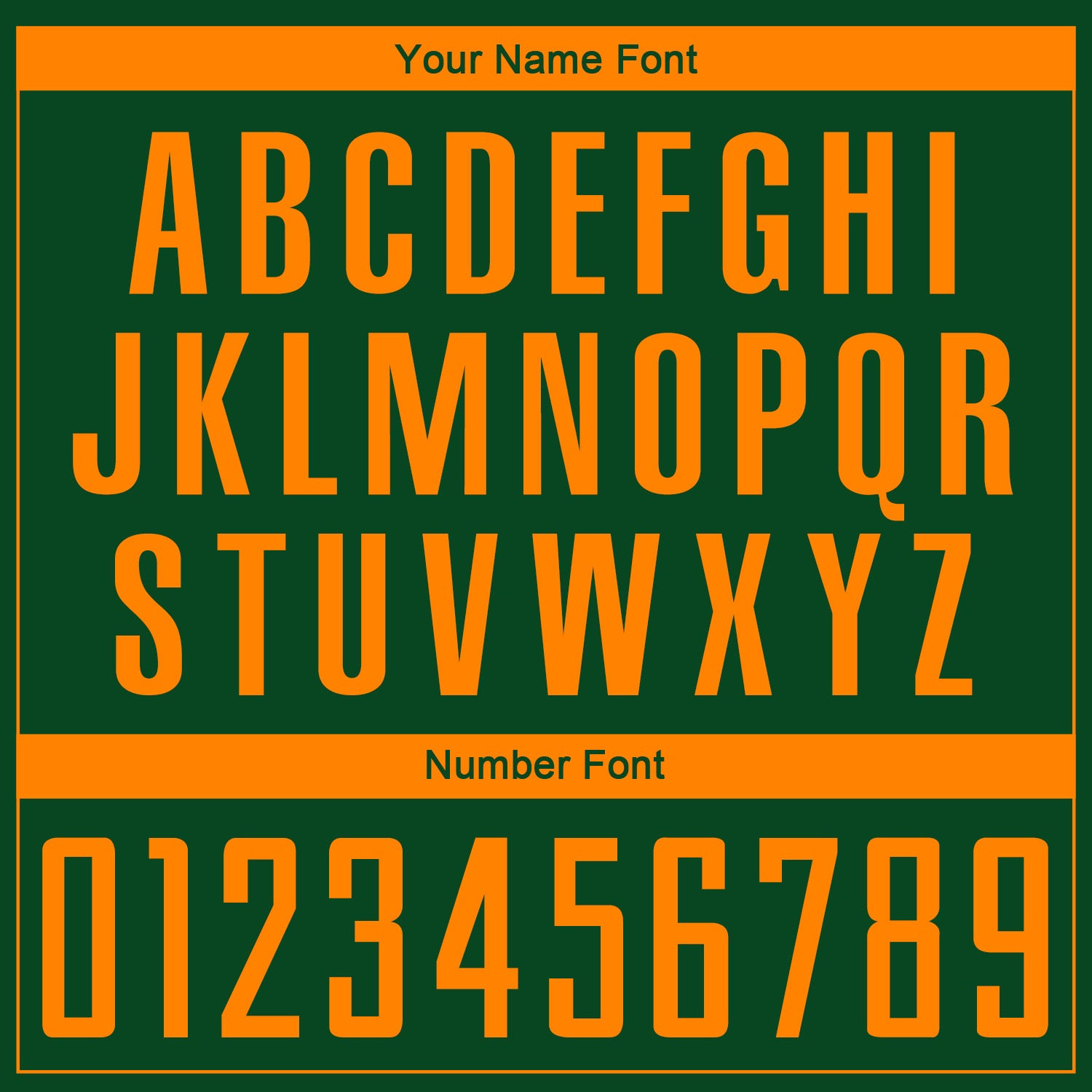 Custom Green Bay Orange Sublimation Soccer Uniform Jersey