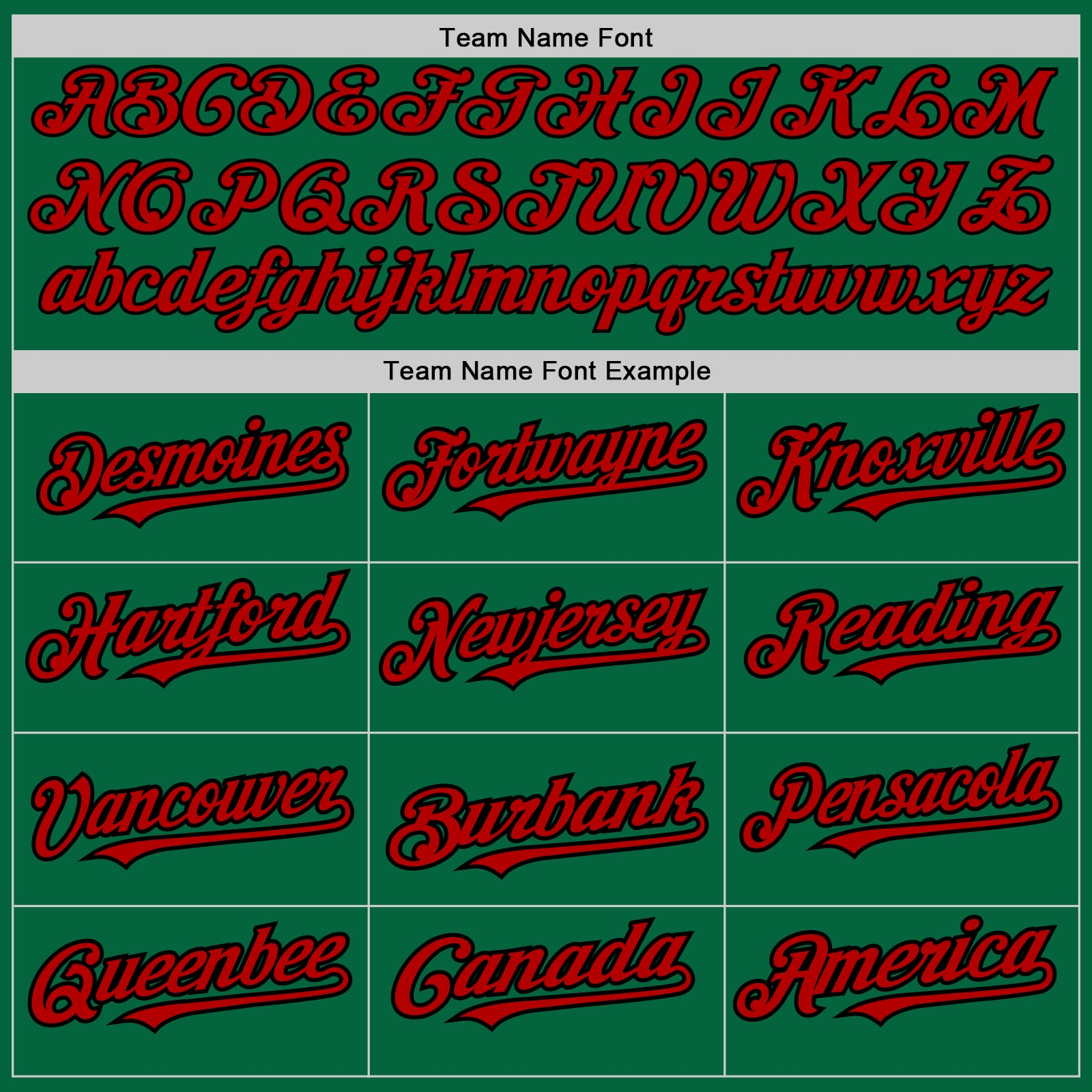 Custom Kelly Green Black Pinstripe Red Two-Button Unisex Softball Jersey