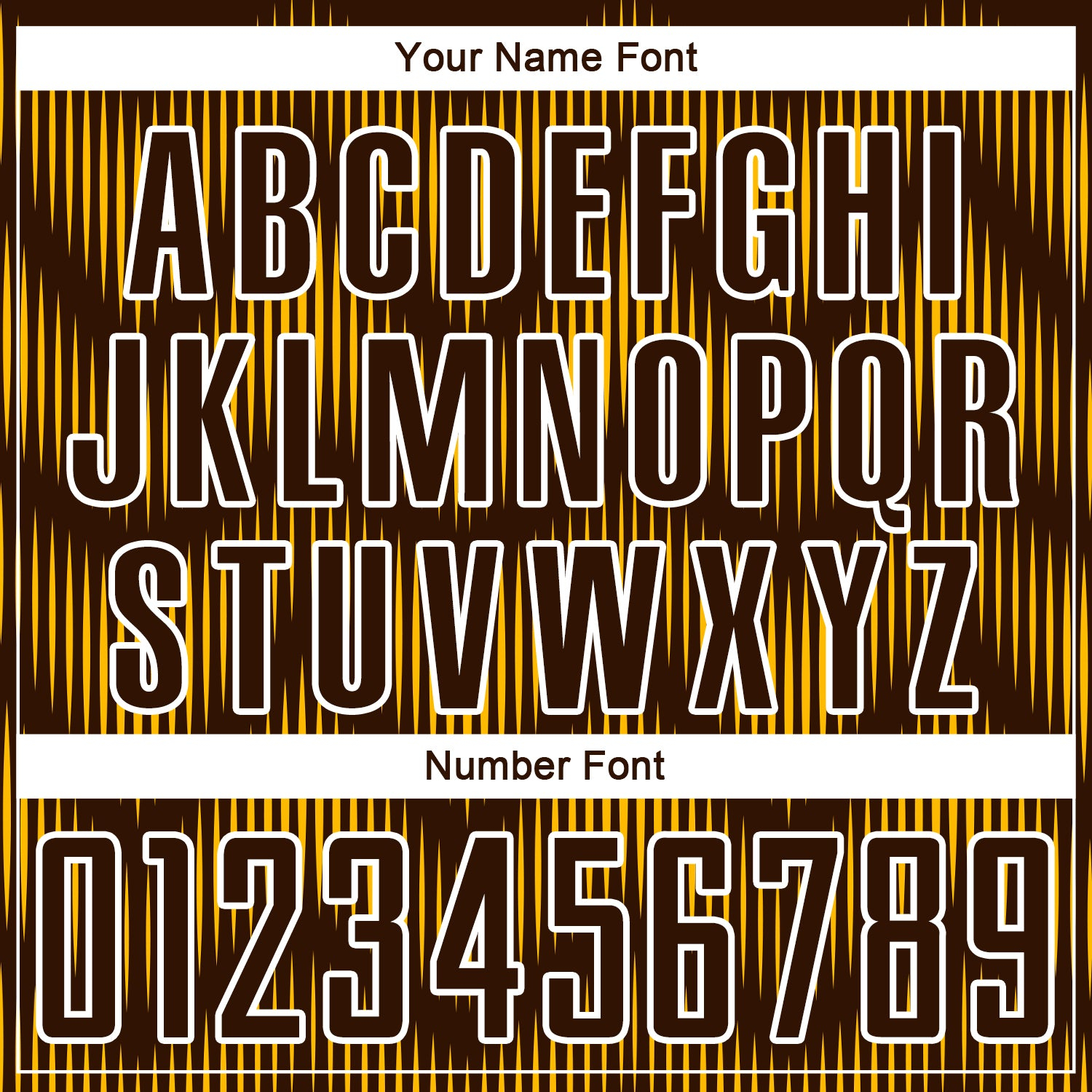 Custom Brown Gold-White Line Sublimation Soccer Uniform Jersey