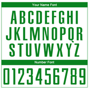 Custom White Grass Green Sublimation Soccer Uniform Jersey