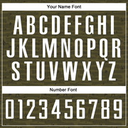 Custom Olive White Sublimation Salute To Service Soccer Uniform Jersey