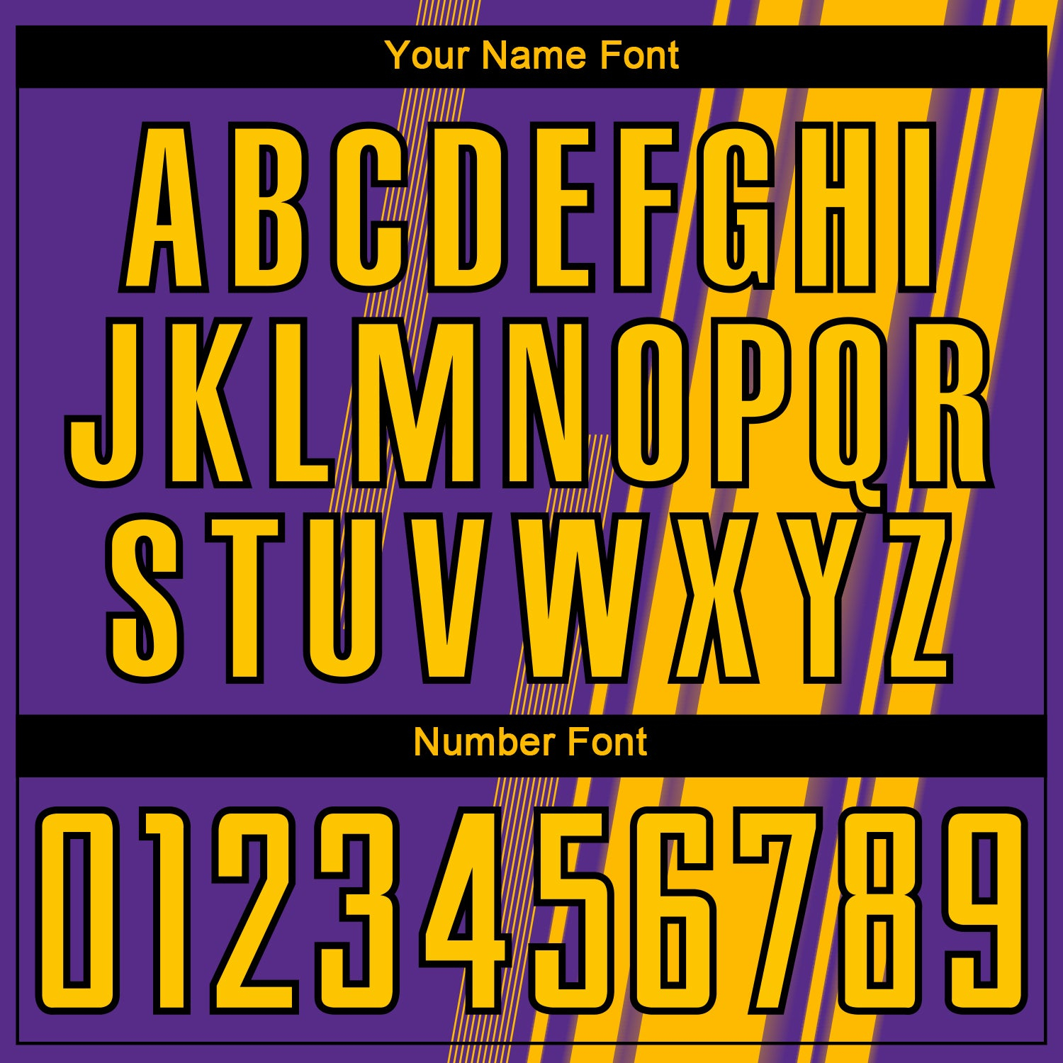 Custom Gold Purple-White Lines Sublimation Soccer Uniform Jersey