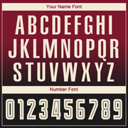 Custom Crimson Cream-Black Sublimation Long Sleeve Fade Fashion Soccer Uniform Jersey