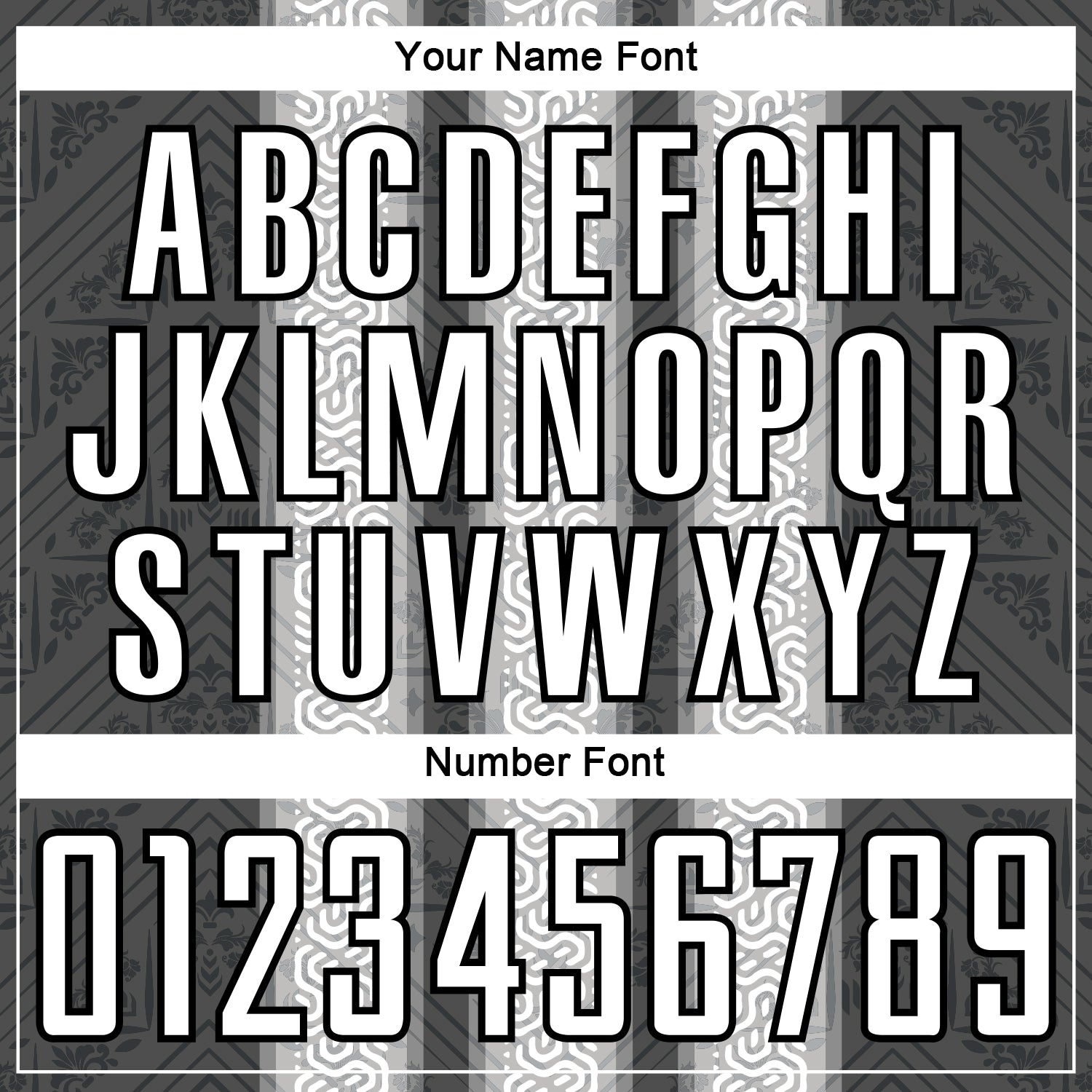 Custom Steel Gray White-Black Ethnic Stripes Sublimation Soccer Uniform Jersey