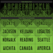 Custom Neon Green Black Sublimation Soccer Uniform Jersey