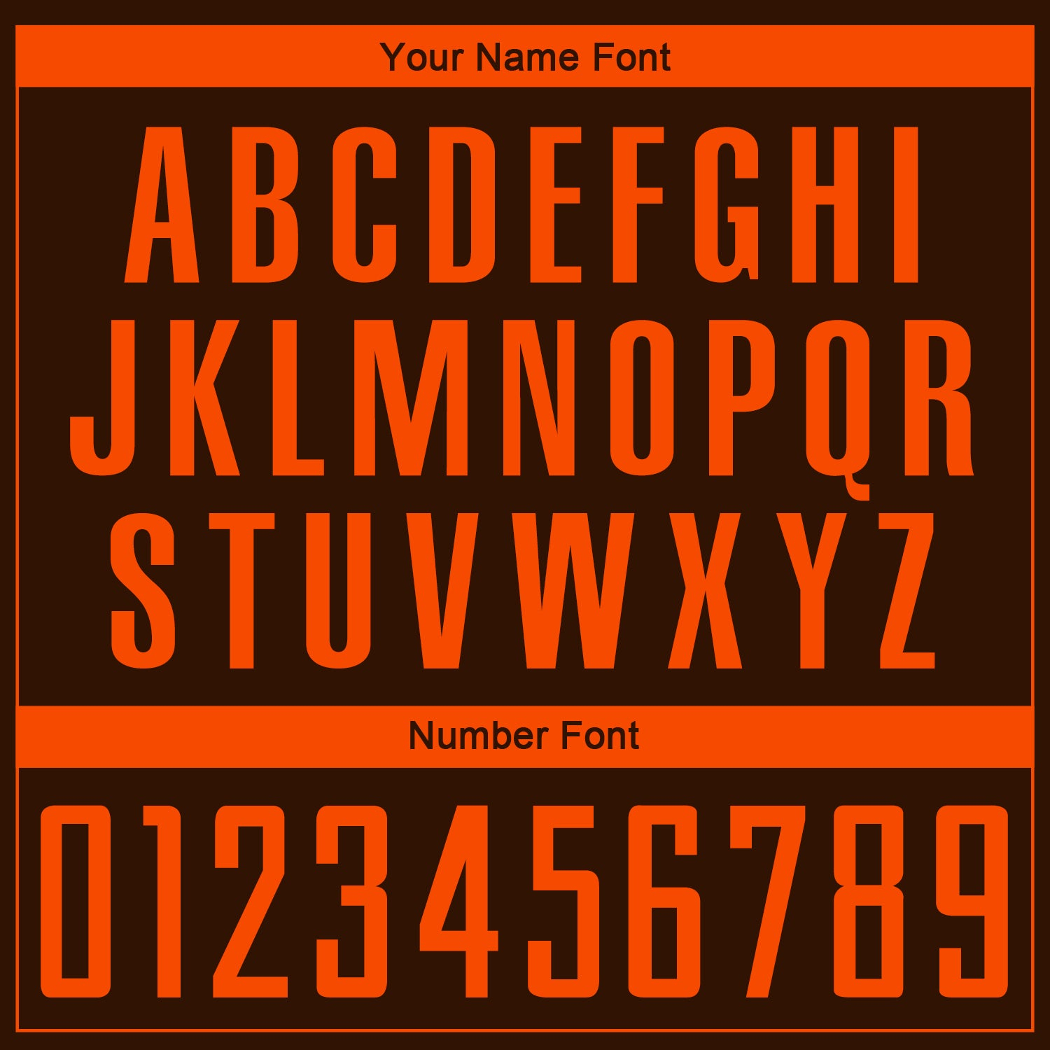 Custom Brown Orange Sublimation Soccer Uniform Jersey