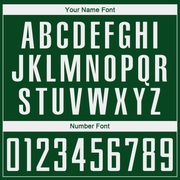 Custom Green White Sublimation Soccer Uniform Jersey